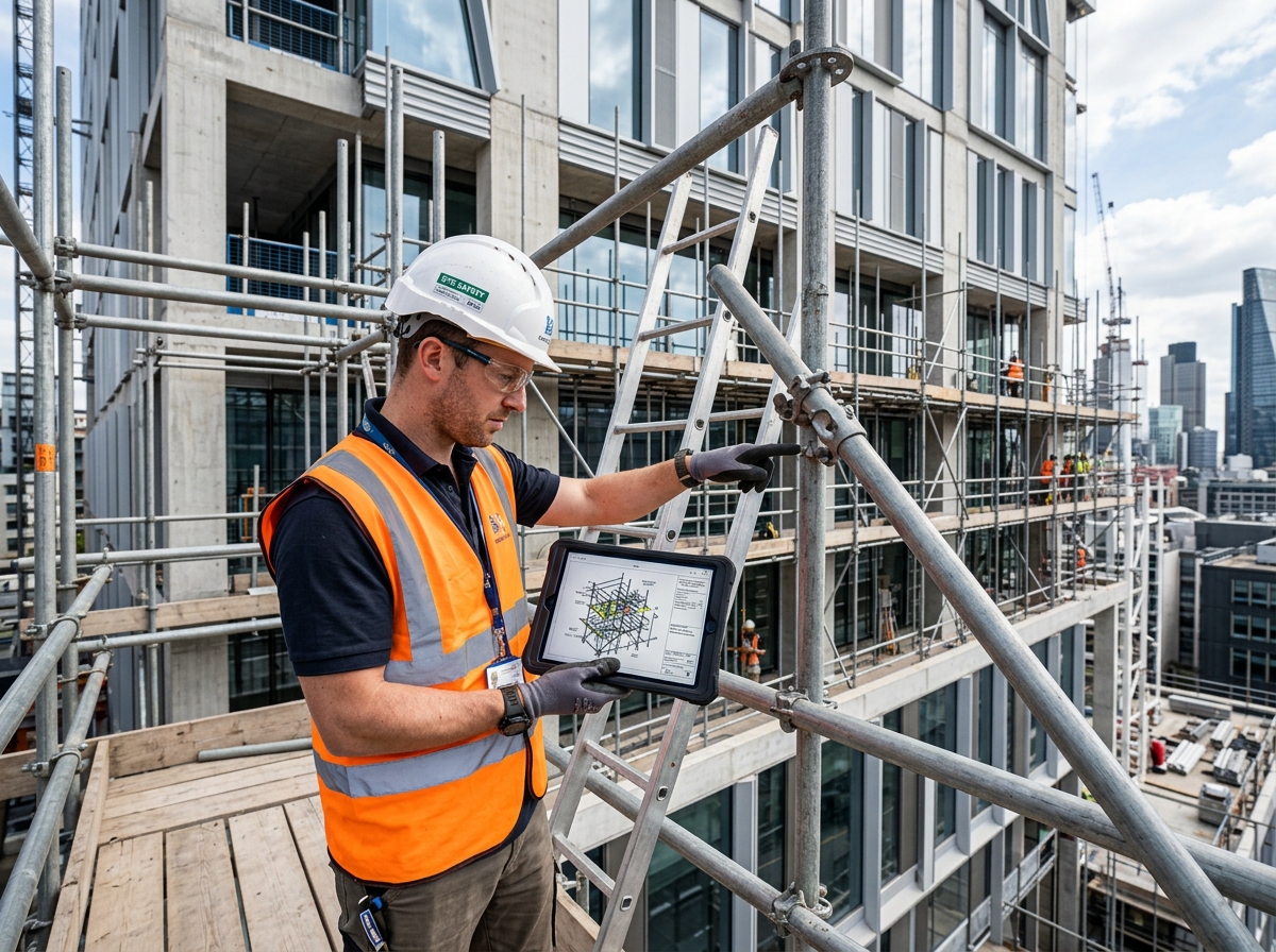 Étude technique de calage et échafaudage sur accès difficile à Tarbes
